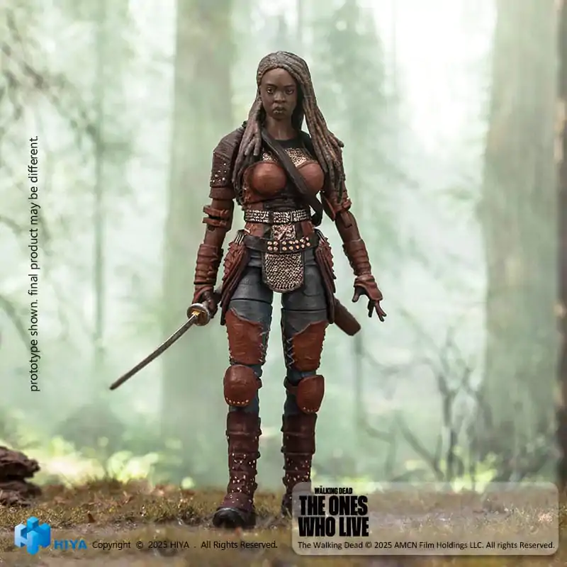 The Walking Dead: The Ones Who Lived Exquisite Mini Action Figure 1/18 Michonne 10 cm product photo