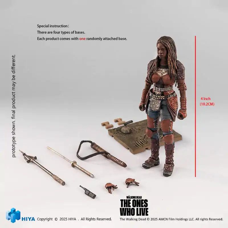 The Walking Dead: The Ones Who Lived Exquisite Mini Action Figure 1/18 Michonne 10 cm product photo