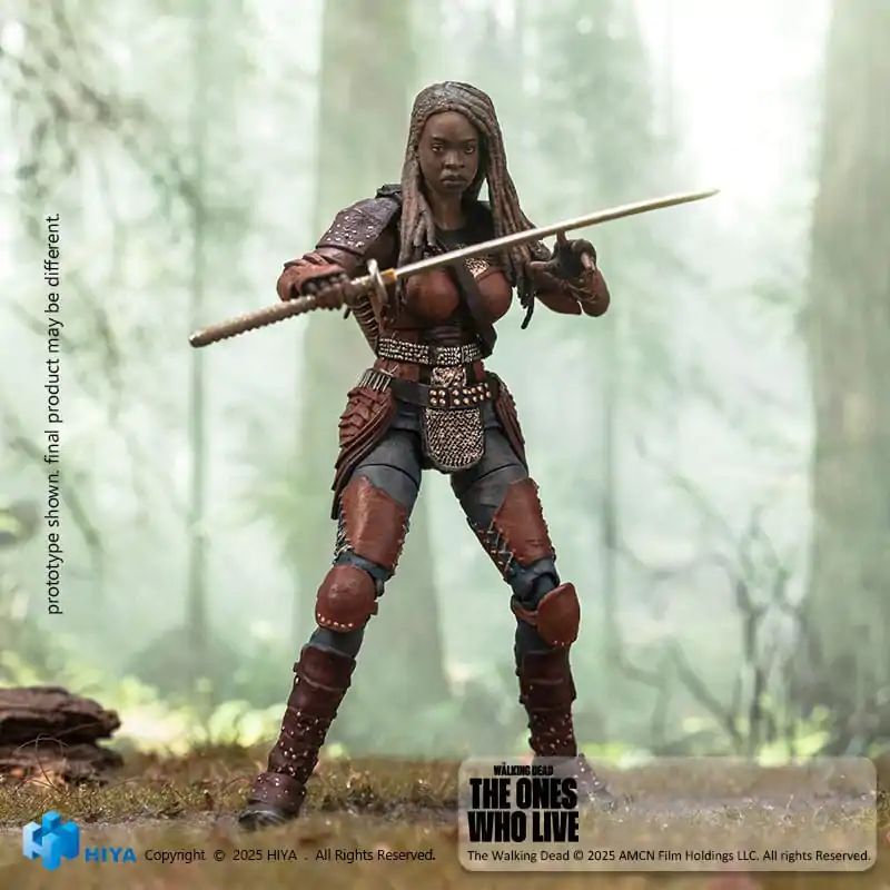 The Walking Dead: The Ones Who Lived Exquisite Mini Action Figure 1/18 Michonne 10 cm product photo