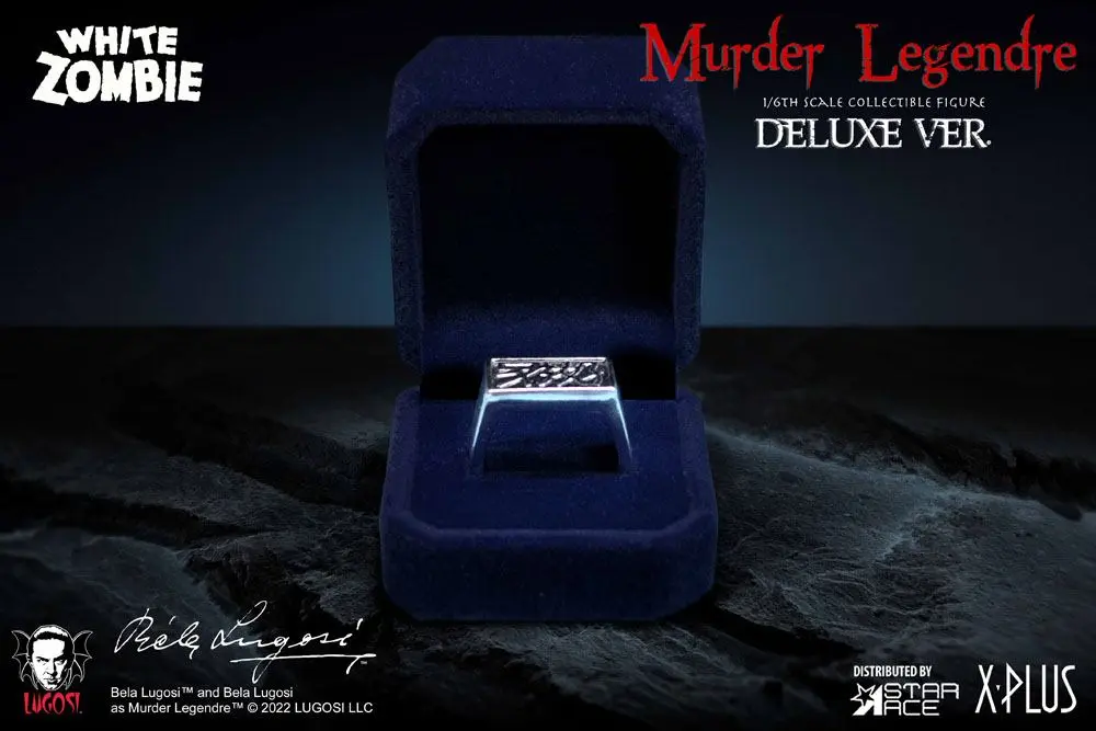 The White Zombie My Favourite Movie Action Figure 1/6 Murder Legendre (Bela Lugosi) B&amp;W Version 30 cm product photo