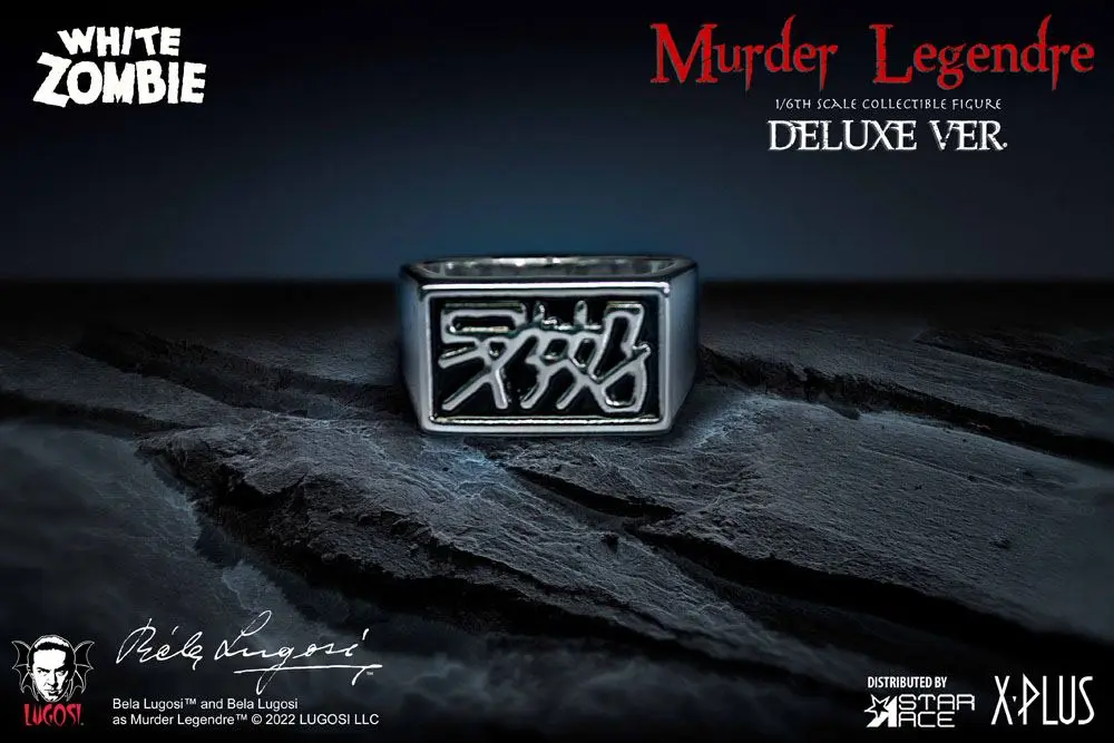 The White Zombie My Favourite Movie Action Figure 1/6 Murder Legendre (Bela Lugosi) B&amp;W Version 30 cm product photo