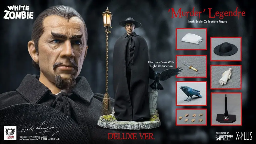 The White Zombie My Favourite Movie Action Figure 1/6 Murder Legendre (Bela Lugosi) Deluxe Ver. 30 cm product photo