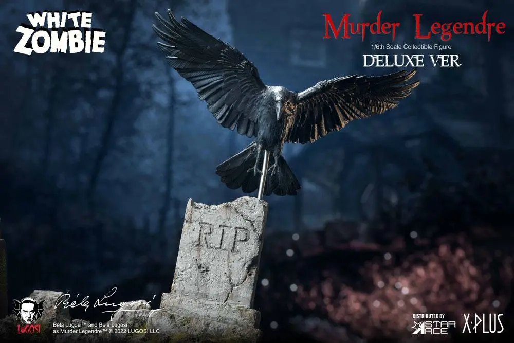 The White Zombie My Favourite Movie Diorama 1/6 Murder Legendre R.I.P. Gravestones and Lamp 30 cm product photo
