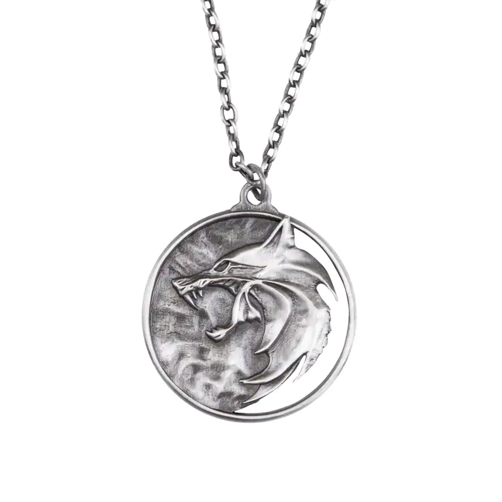 The Witcher Replica 1/1 Necklace Wolf Medallion termékfotó