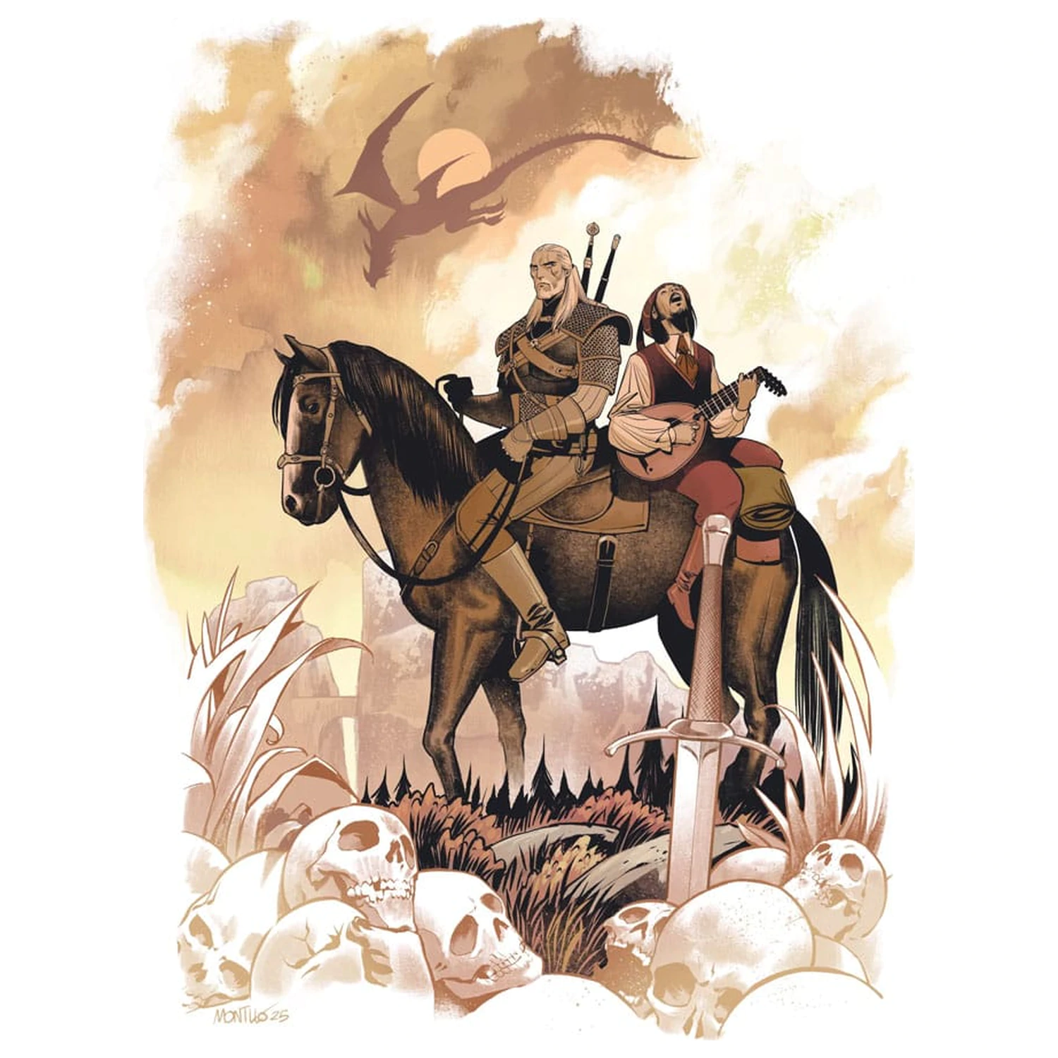The Witcher Puzzles 10-Pack 10th Anniversary Puzzle Collection (500 pieces)                            product photo