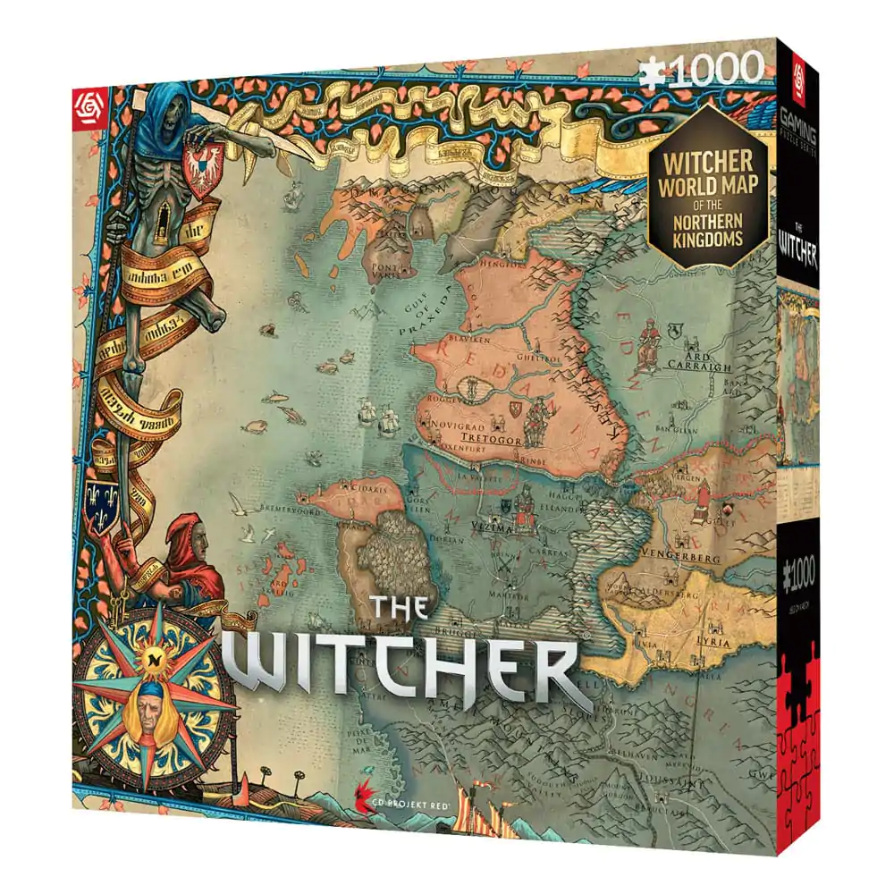 The Witcher 3 Gaming Puzzle The Northern Kingdoms (1000 pieces) product photo