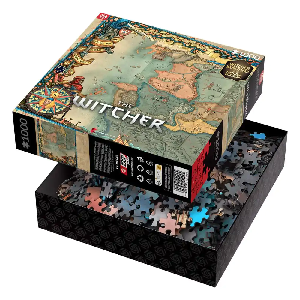 The Witcher 3 Gaming Puzzle The Northern Kingdoms (1000 pieces) product photo