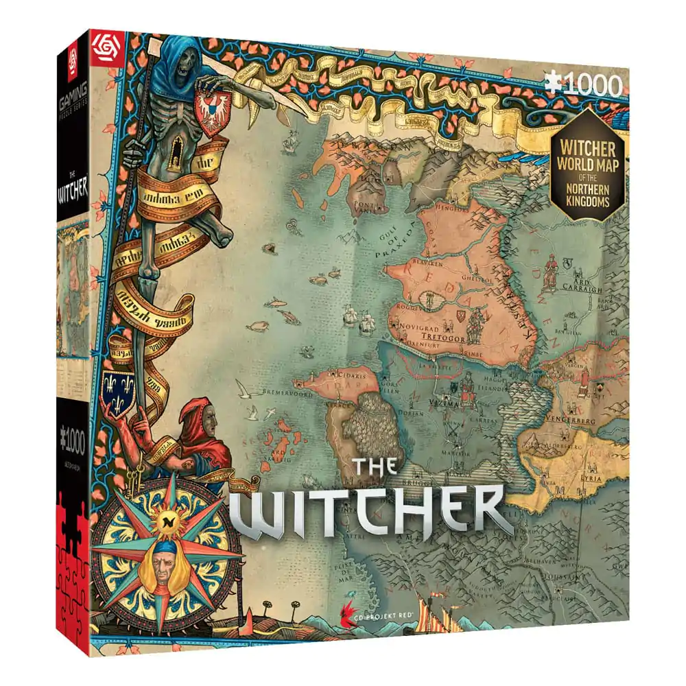 The Witcher 3 Gaming Puzzle The Northern Kingdoms (1000 pieces) product photo