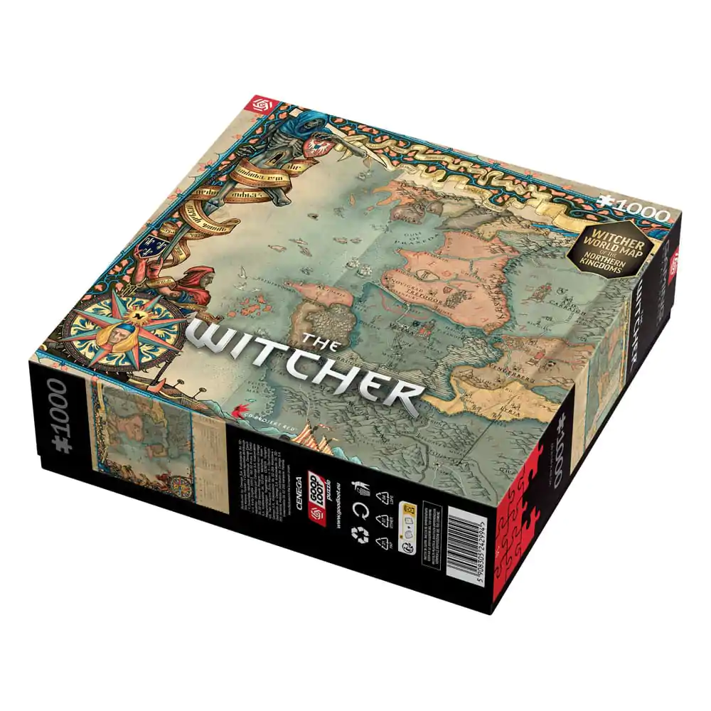 The Witcher 3 Gaming Puzzle The Northern Kingdoms (1000 pieces) product photo