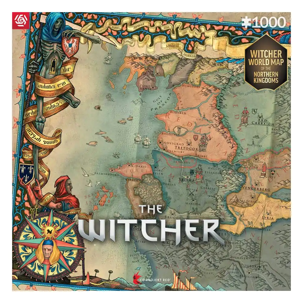 The Witcher 3 Gaming Puzzle The Northern Kingdoms (1000 pieces) product photo