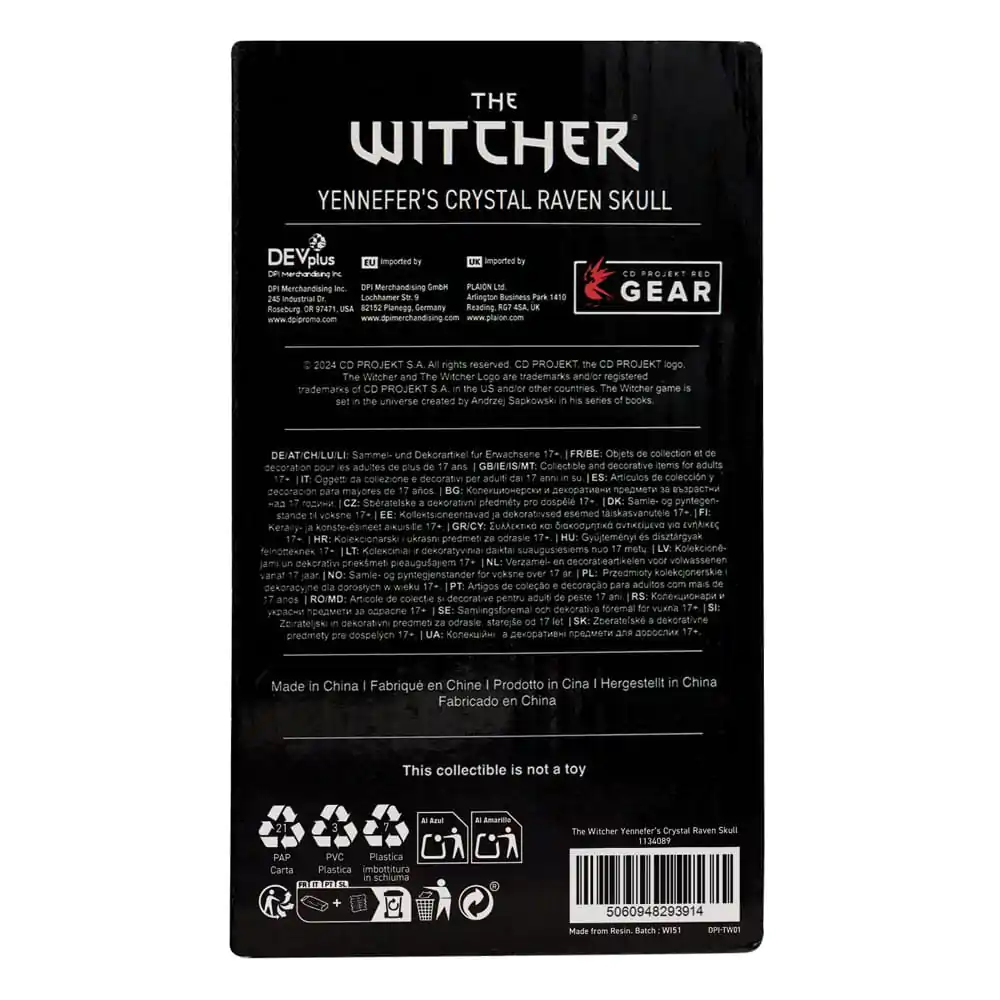 The Witcher 3 Replica Crystal Skull 12 cm	
 product photo