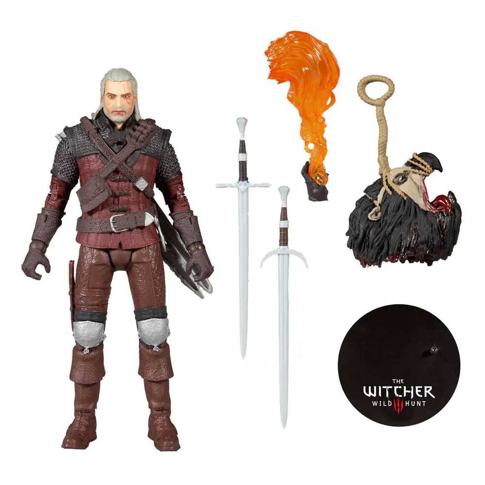 The Witcher 3: Wild Hunt Action Figure Geralt of Rivia (Wolf Armor) 18 cm product photo