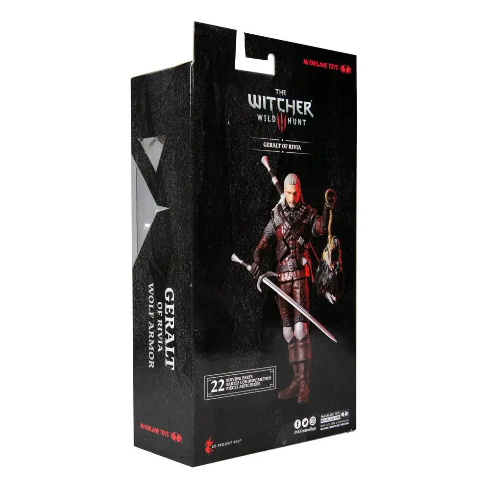 The Witcher 3: Wild Hunt Action Figure Geralt of Rivia (Wolf Armor) 18 cm product photo