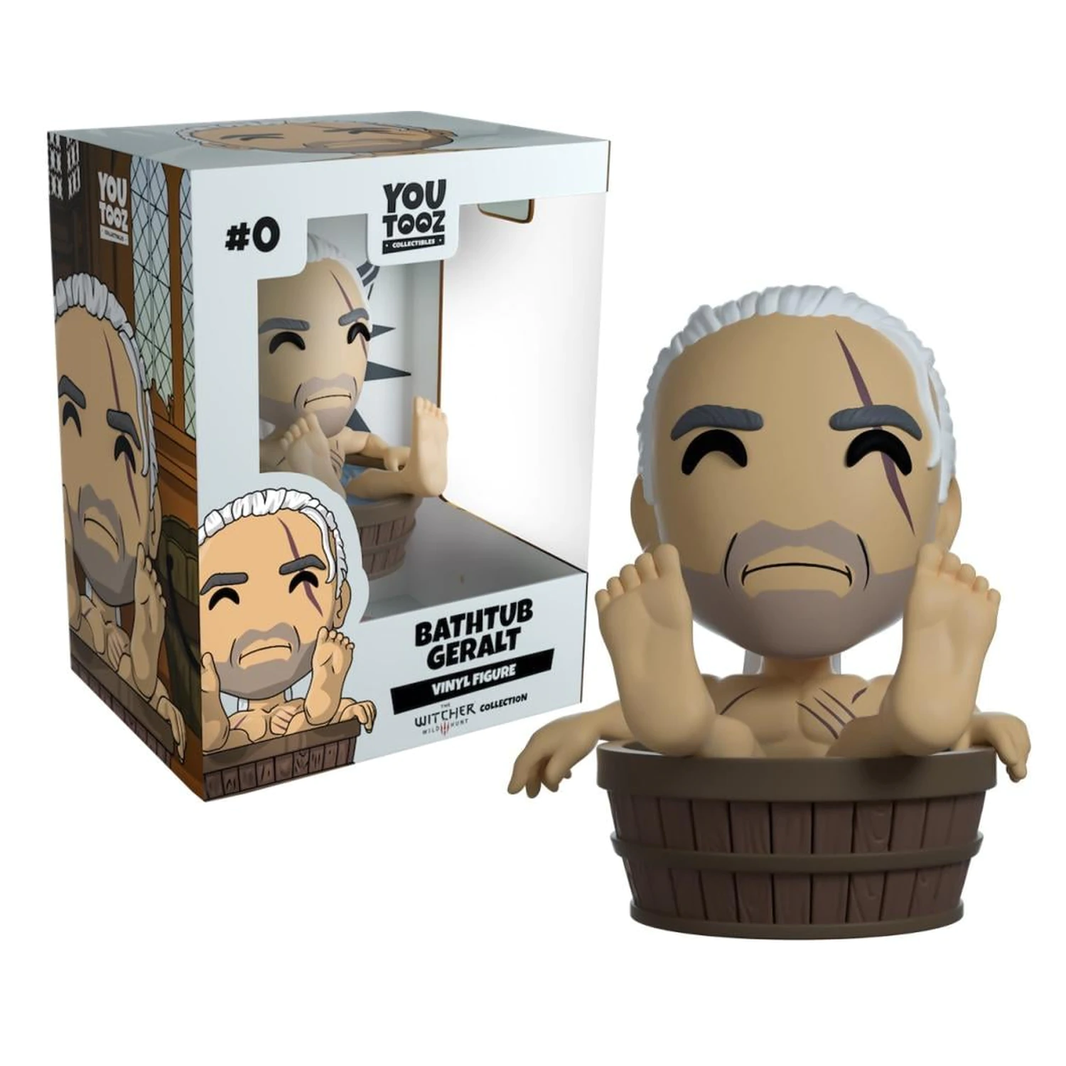 The Witcher Bathtub Geralt Figure Youtooz 8cm product photo