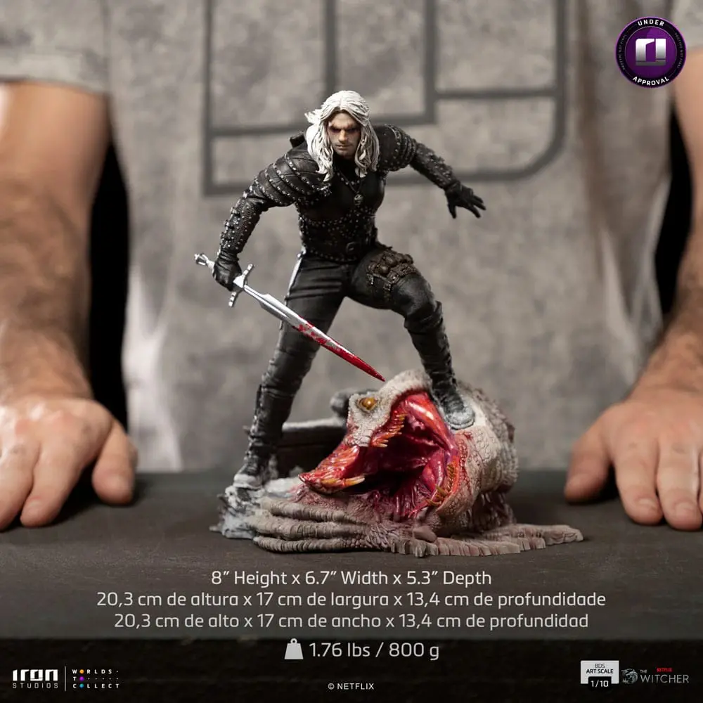 The Witcher BDS Art Scale Statue 1/10 Geralt of Riva 33 cm product photo