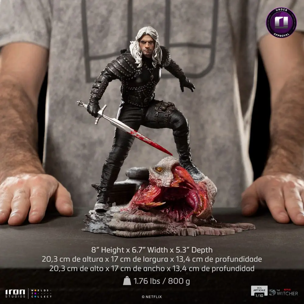 The Witcher BDS Art Scale Statue 1/10 Geralt of Riva 33 cm product photo