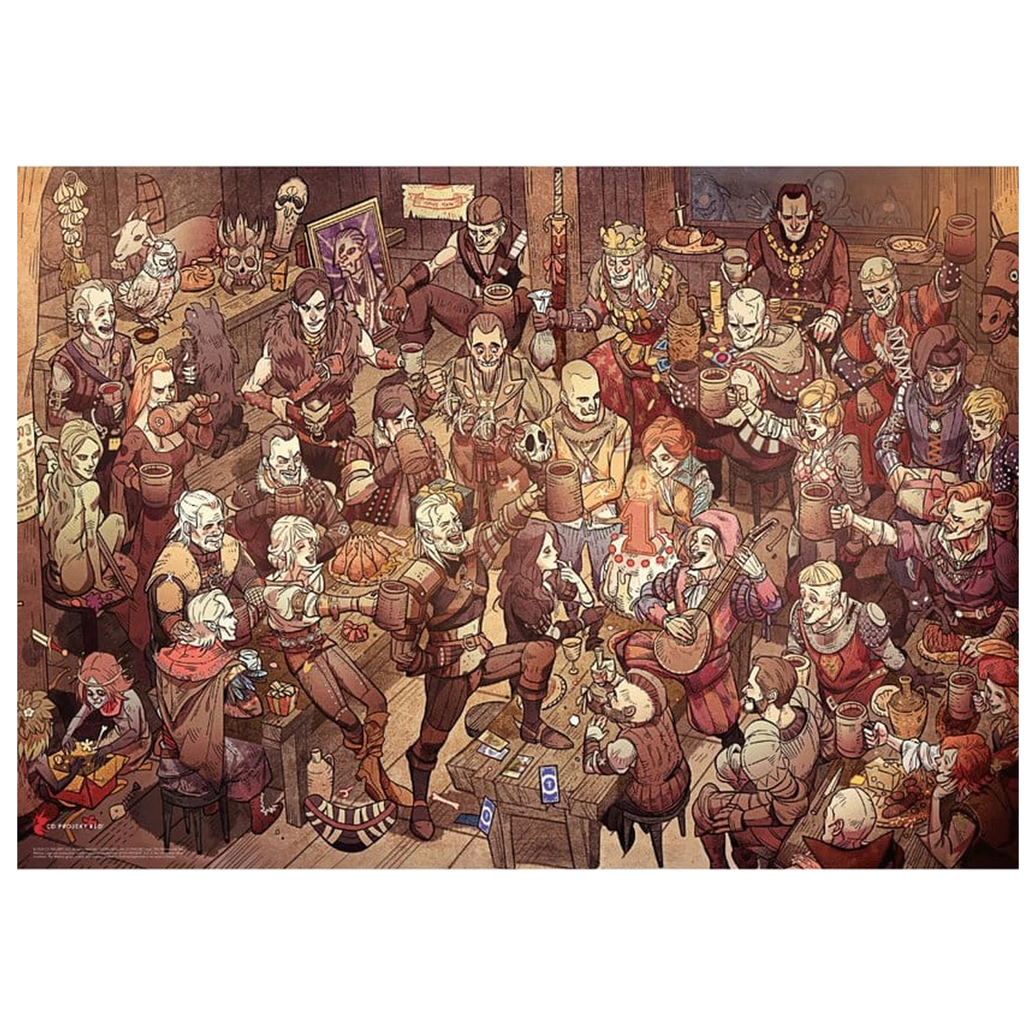 The Witcher Puzzle Birthday (1000 pieces) product photo
