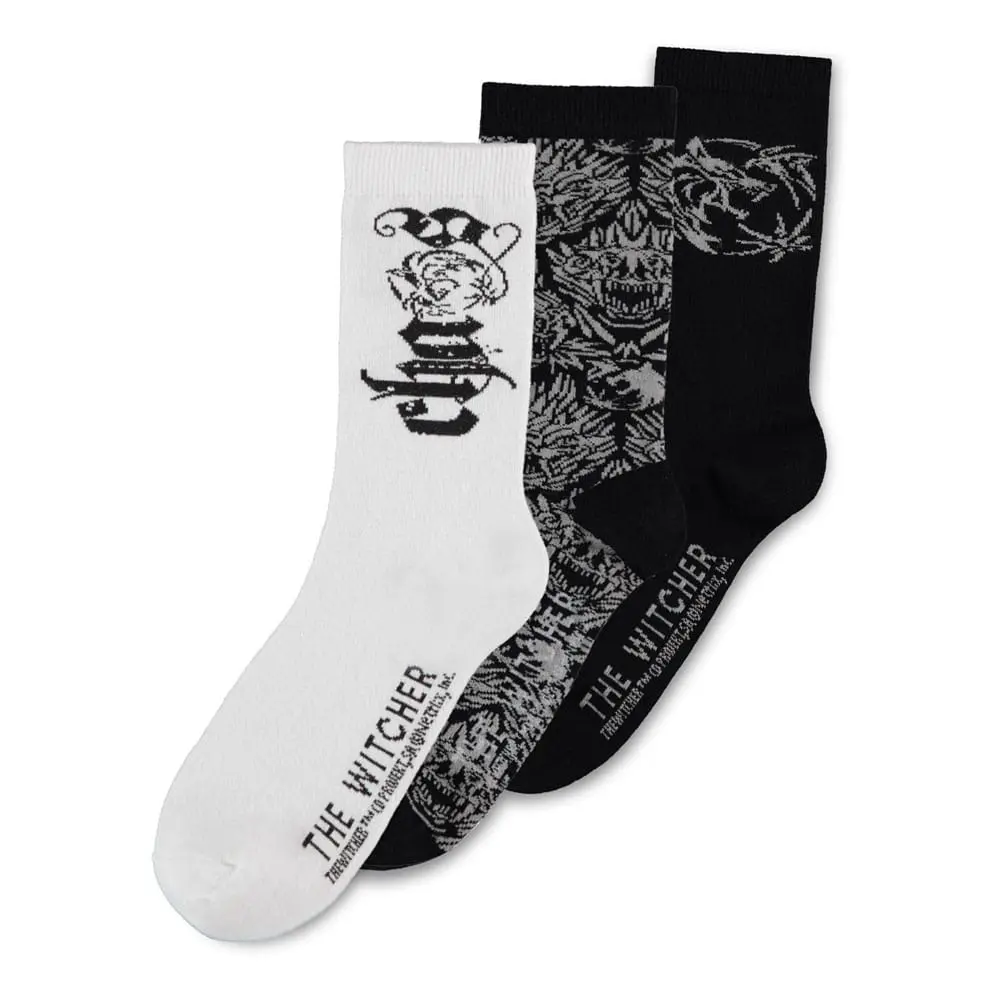 The Witcher Socks 3-Pack Chaos Magic 39-42 product photo