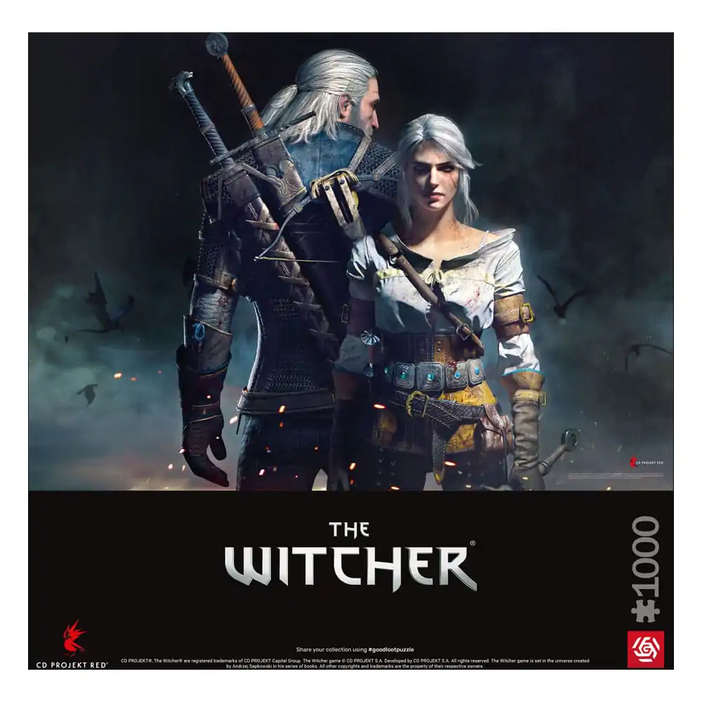 The Witcher Gaming Puzzle Geralt & Ciri (1000 pieces) product photo