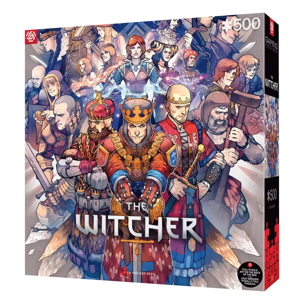 The Witcher Gaming Puzzle Northern Realms (500 pieces) termékfotó