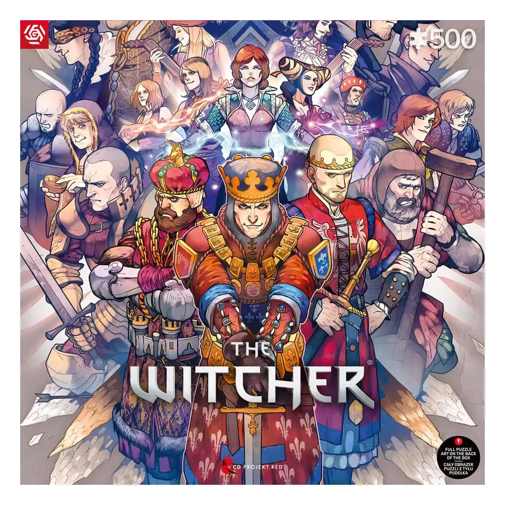 The Witcher Gaming Puzzle Northern Realms (500 pieces) termékfotó