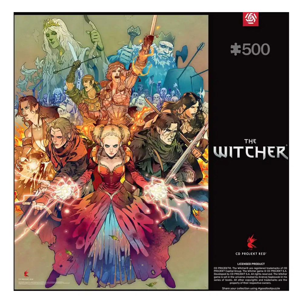 The Witcher Gaming Puzzle Scoia'tael (500 pieces) termékfotó