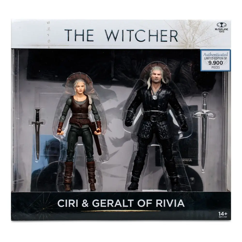The Witcher Action Figure Geralt and Ciri (Netflix Season 3) 18 cm termékfotó