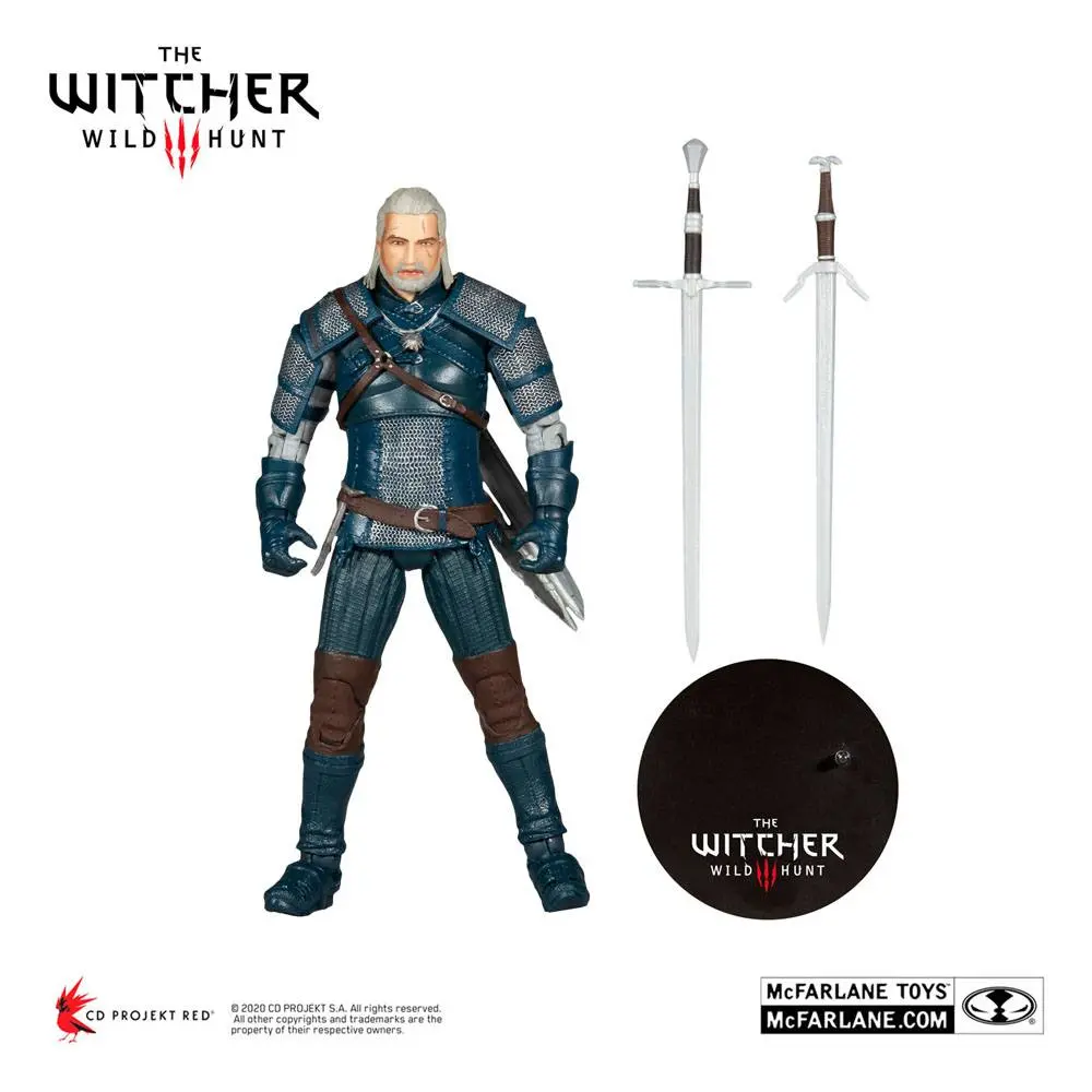 The Witcher Action Figure Geralt of Rivia (Viper Armor: Teal Dye) 18 cm product photo