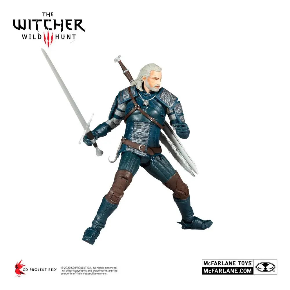 The Witcher Action Figure Geralt of Rivia (Viper Armor: Teal Dye) 18 cm product photo