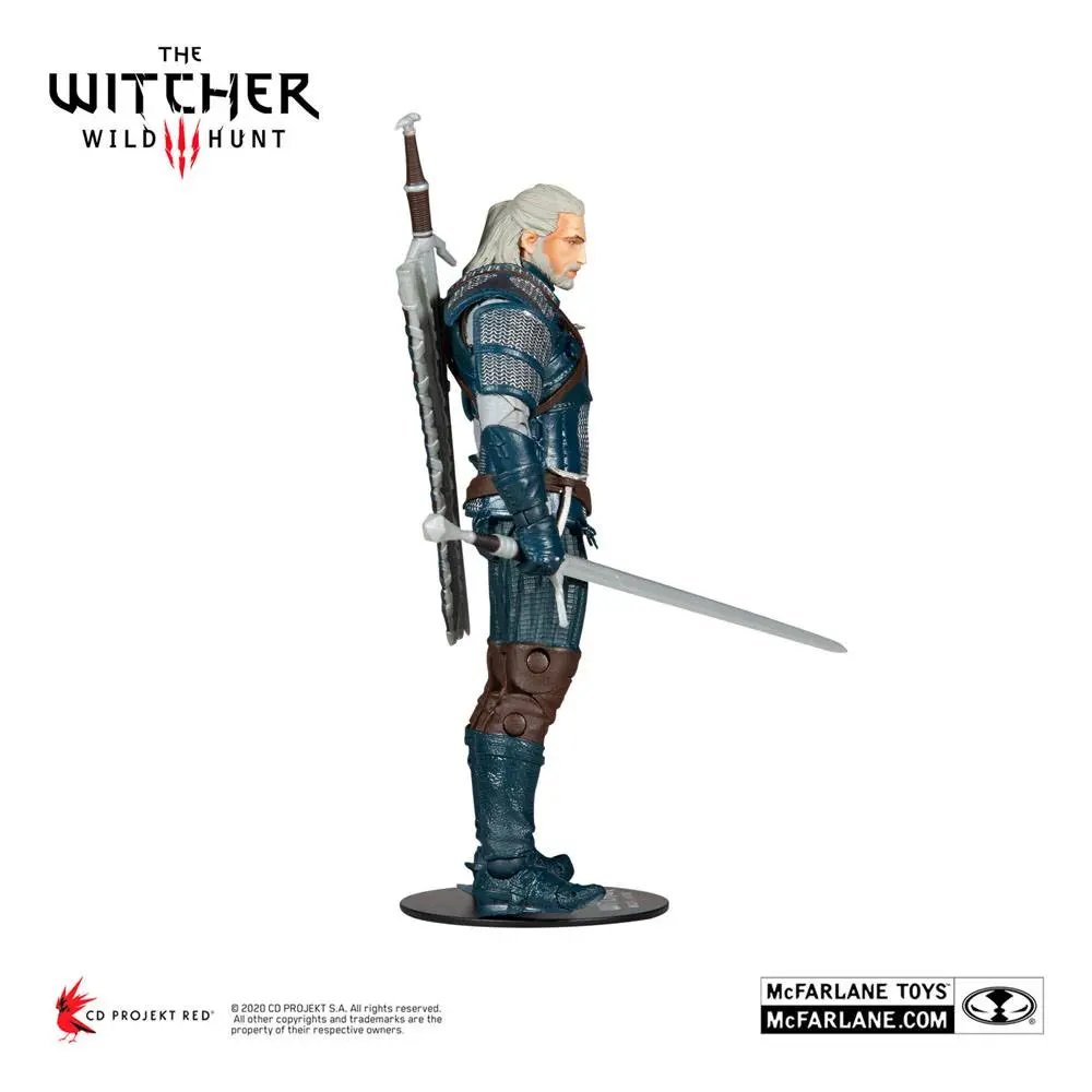 The Witcher Action Figure Geralt of Rivia (Viper Armor: Teal Dye) 18 cm product photo
