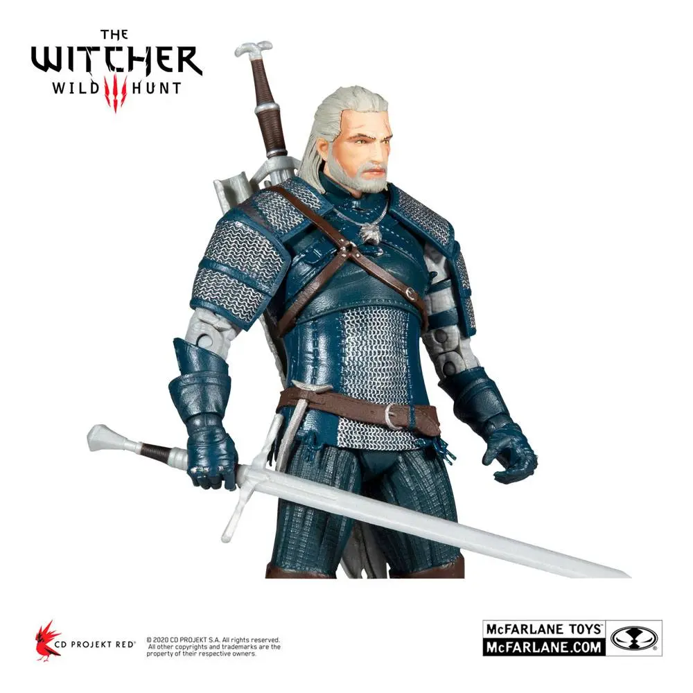 The Witcher Action Figure Geralt of Rivia (Viper Armor: Teal Dye) 18 cm product photo