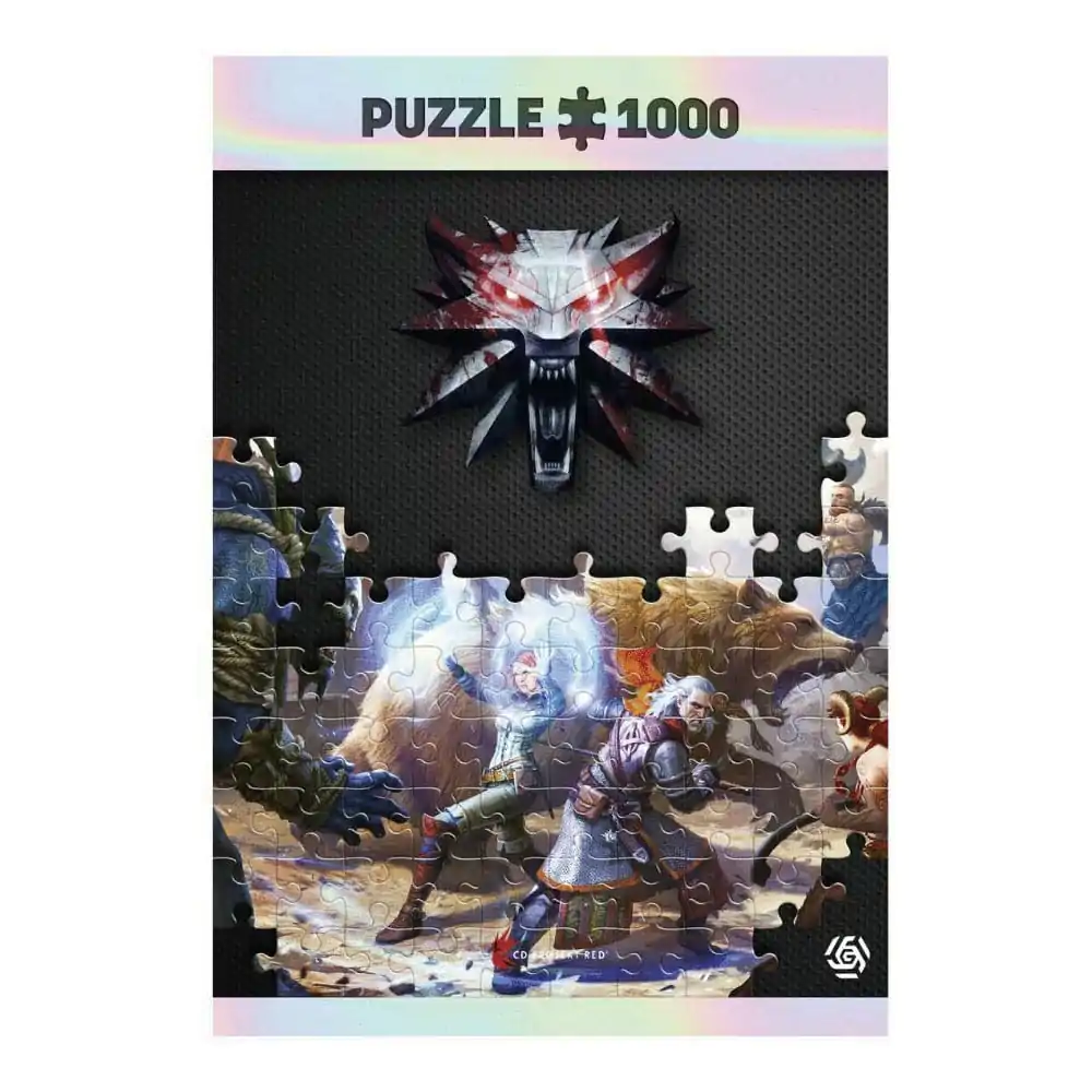 The Witcher III: Wild Hunt Gaming Puzzle Geralt & Triss in Battle (1000 pieces) product photo