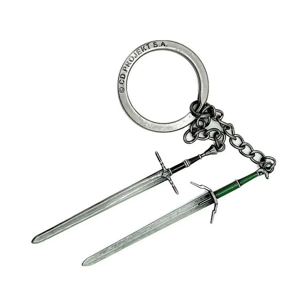 The Witcher III: Wild Hunt Keychain Geralt Two Swords product photo