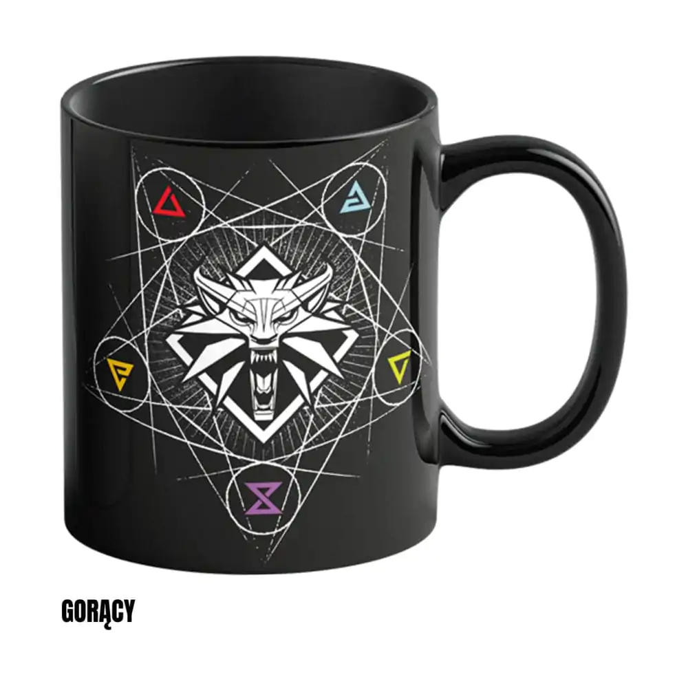 The Witcher III: Wild Hunt Heat Change Mug Witcher Signs 480 ml product photo