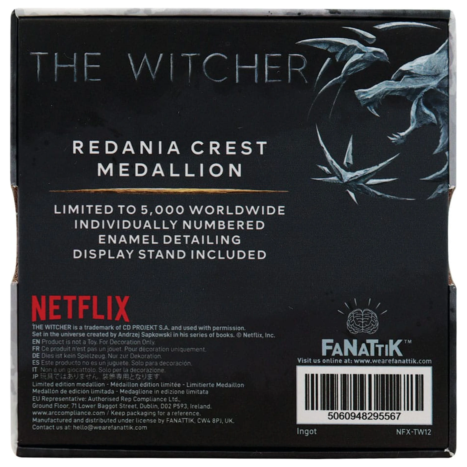 The Witcher Medallion Redania Crest Limited Edition  product photo