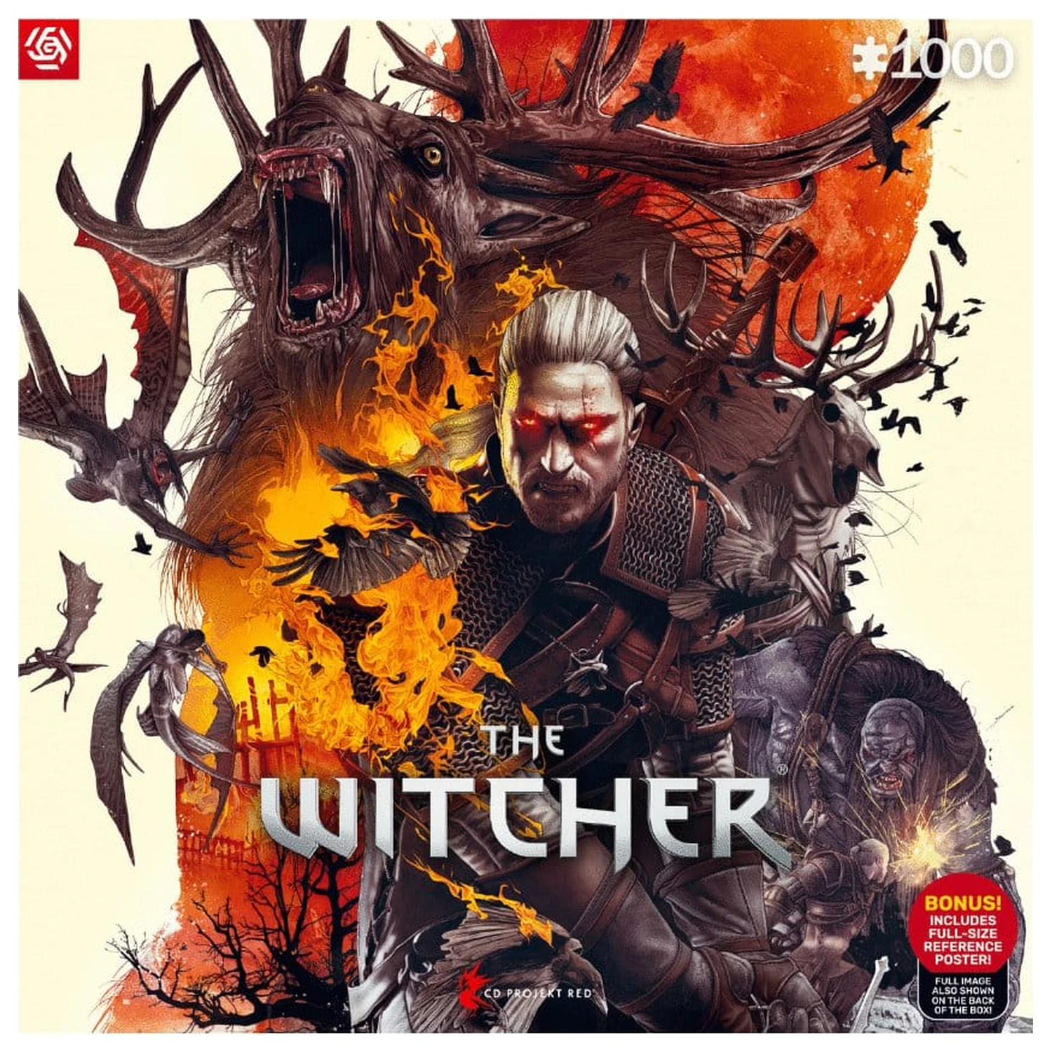 The Witcher Puzzle Monsters (1000 pieces) product photo