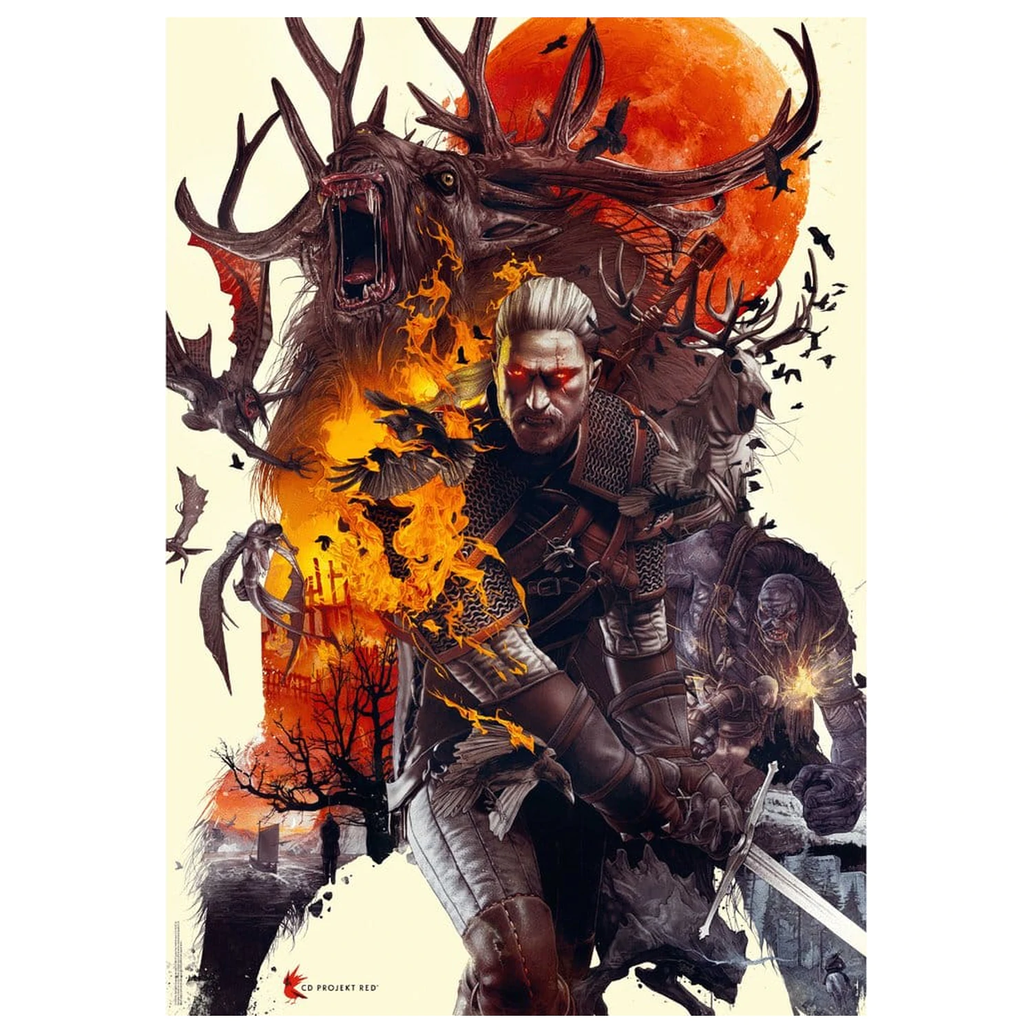 The Witcher Puzzle Monsters (1000 pieces) product photo