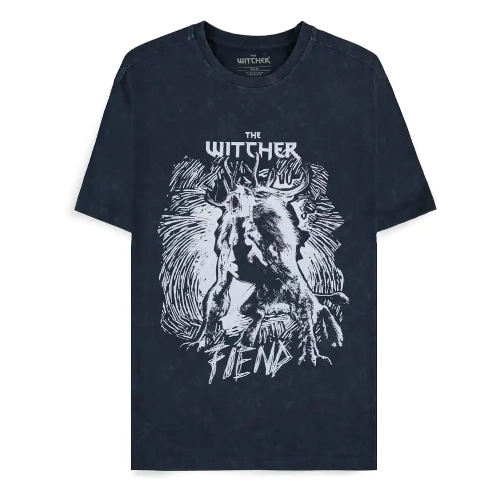 The Witcher T-Shirt Dark Blue Fiend termékfotó