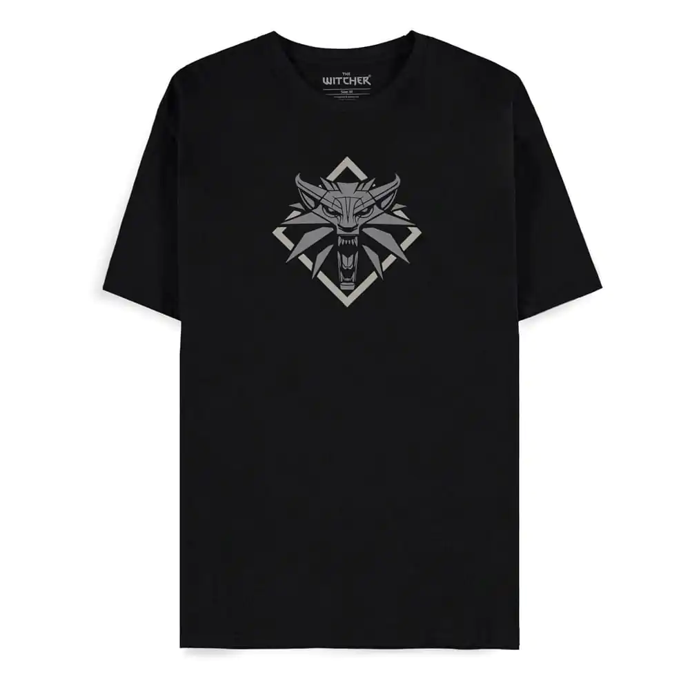 The Witcher T-Shirt Wolf Medallion termékfotó