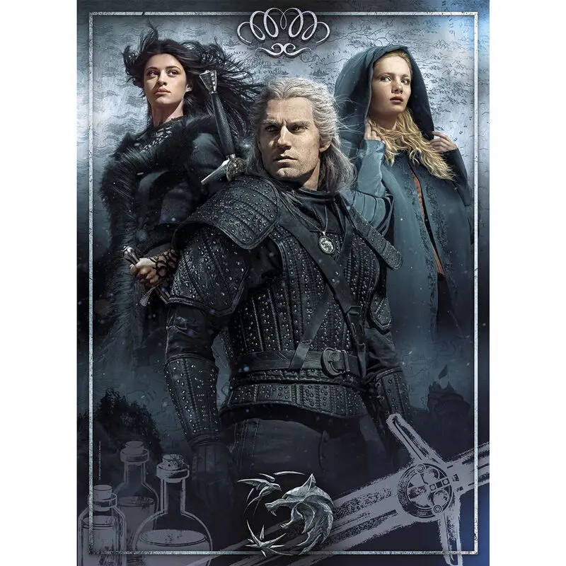 The Witcher Jigsaw Puzzle Ciri, Yennefer &amp; Geralt (1000 pieces) product photo