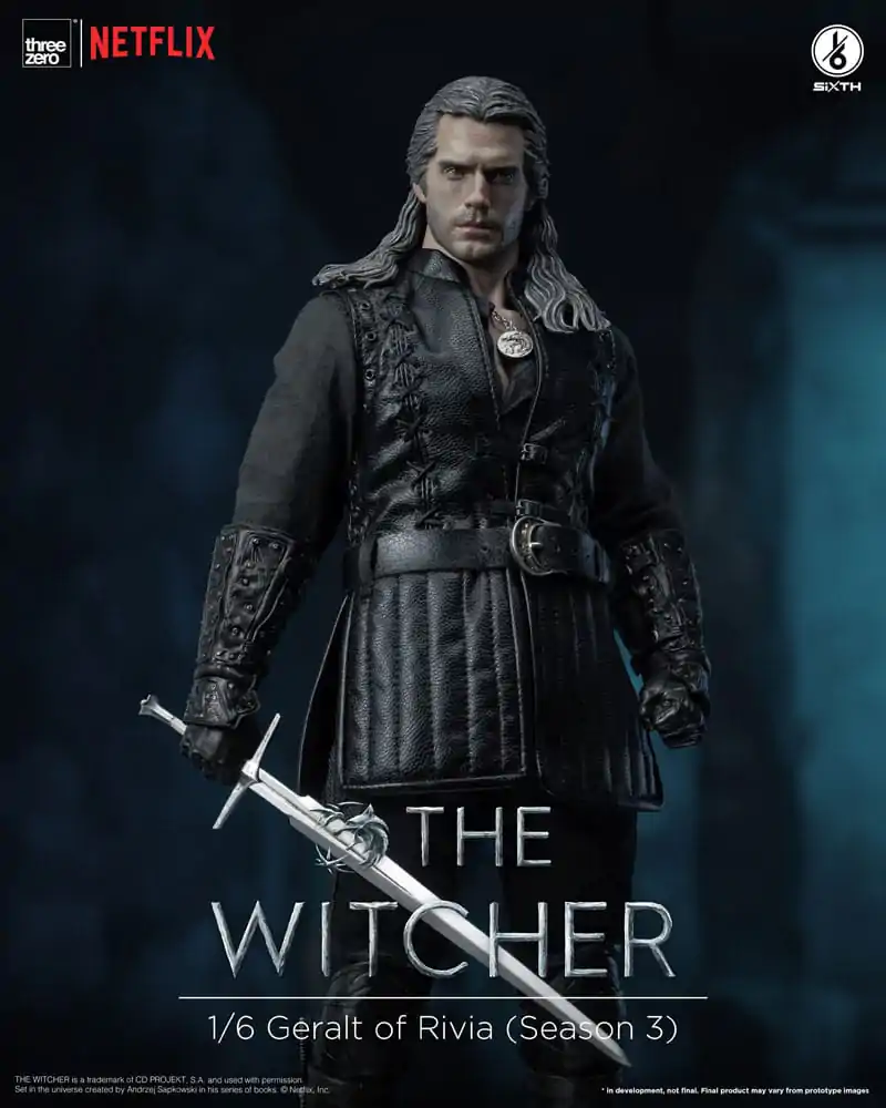 The Witcher Season 3 Action Figure 1/6 Geralt of Rivia 31 cm termékfotó