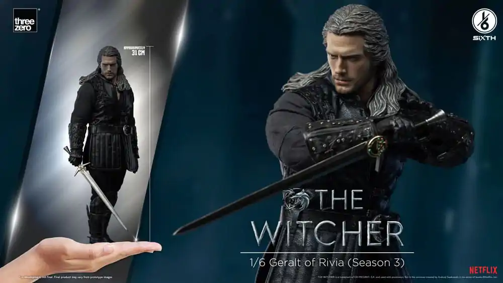 The Witcher Season 3 Action Figure 1/6 Geralt of Rivia 31 cm termékfotó