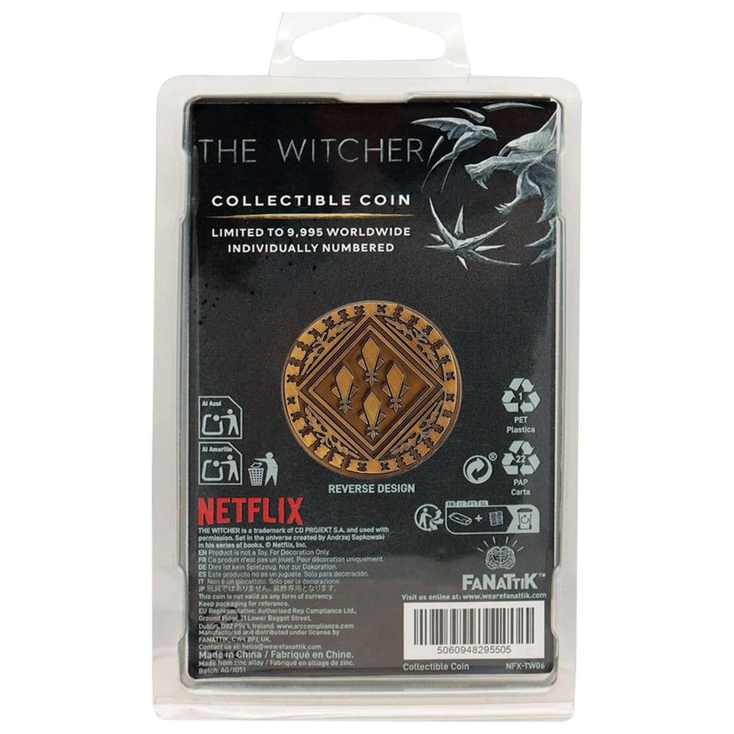 The Witcher Collectable Coin Toss a Coin to Your Witcher Limited Edition  product photo