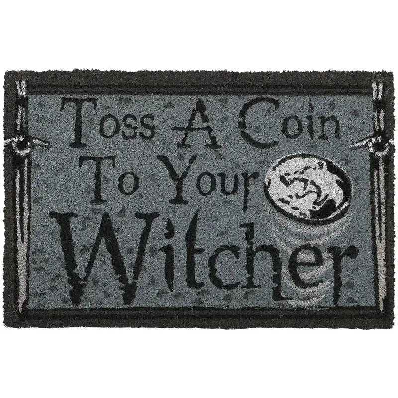 The Witcher Doormat Toss a Coin 40 x 60 cm product photo