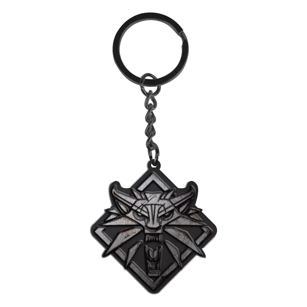The Witcher Metal Keychain White Wolf product photo