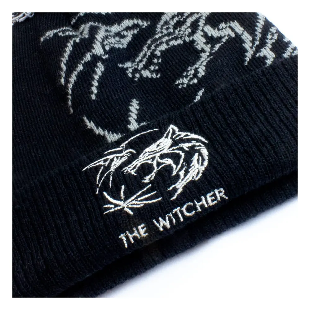 The Witcher Beanie Wolf Logo termékfotó