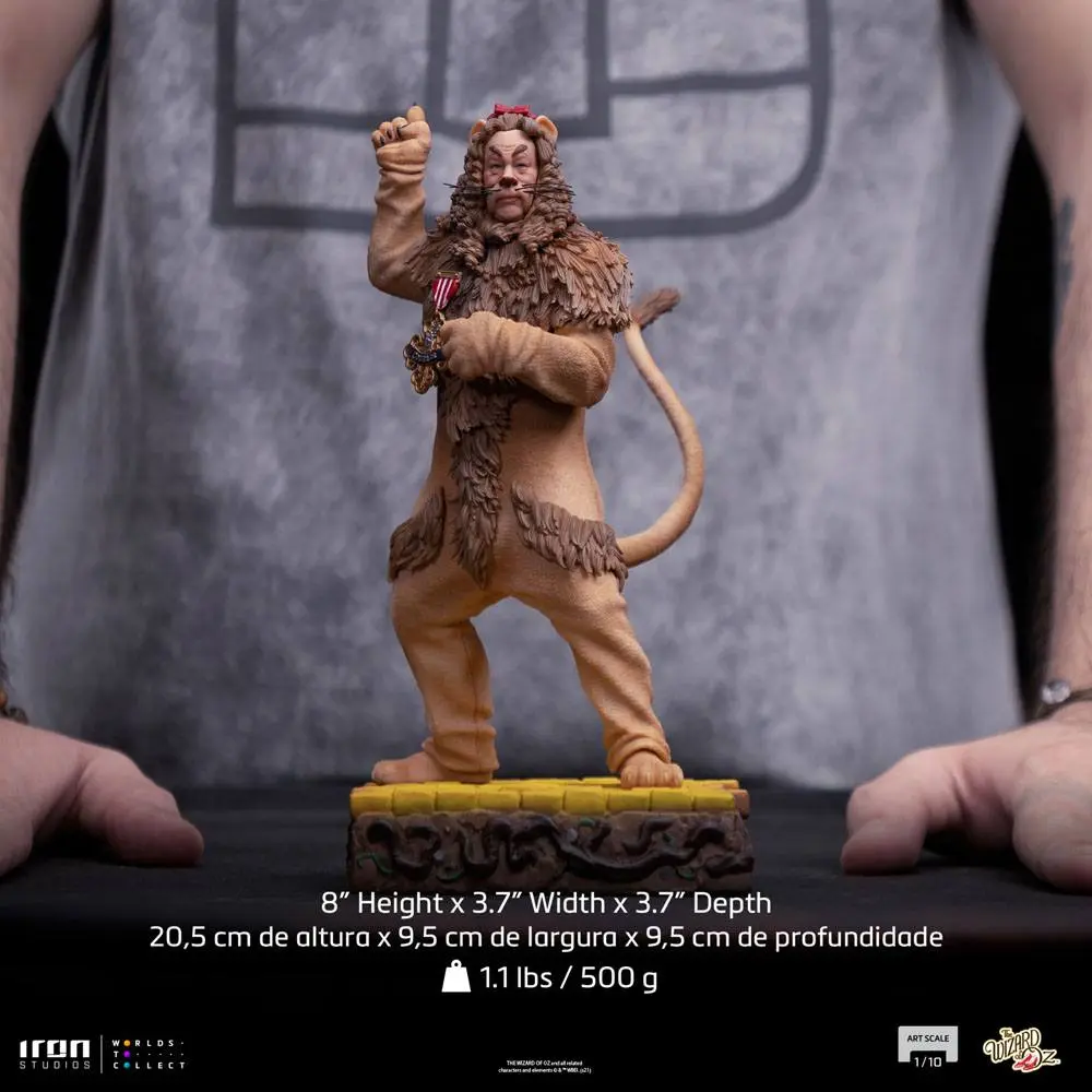 The Wizard of Oz Art Scale Statue 1/10 Cowardly Lion 20 cm product photo