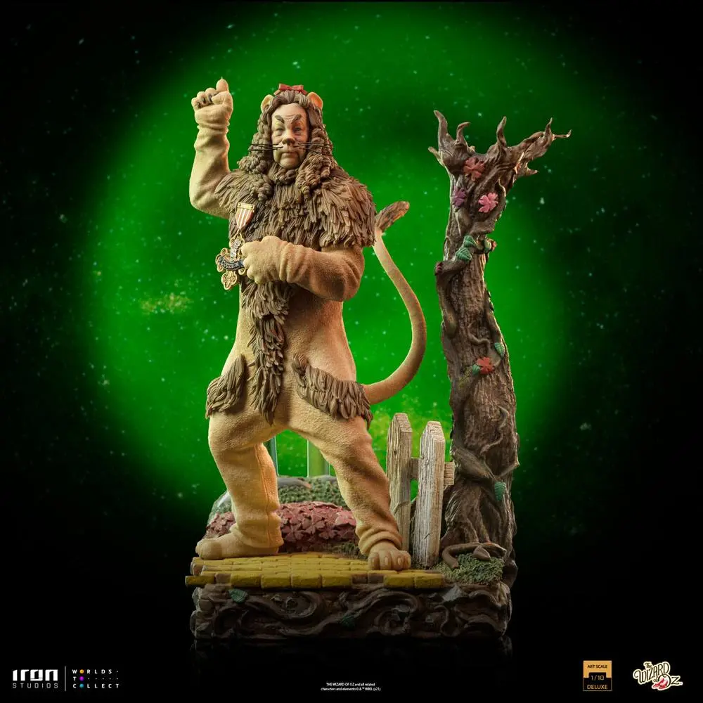 The Wizard of Oz Deluxe Art Scale Statue 1/10 Cowardly Lion 20 cm termékfotó