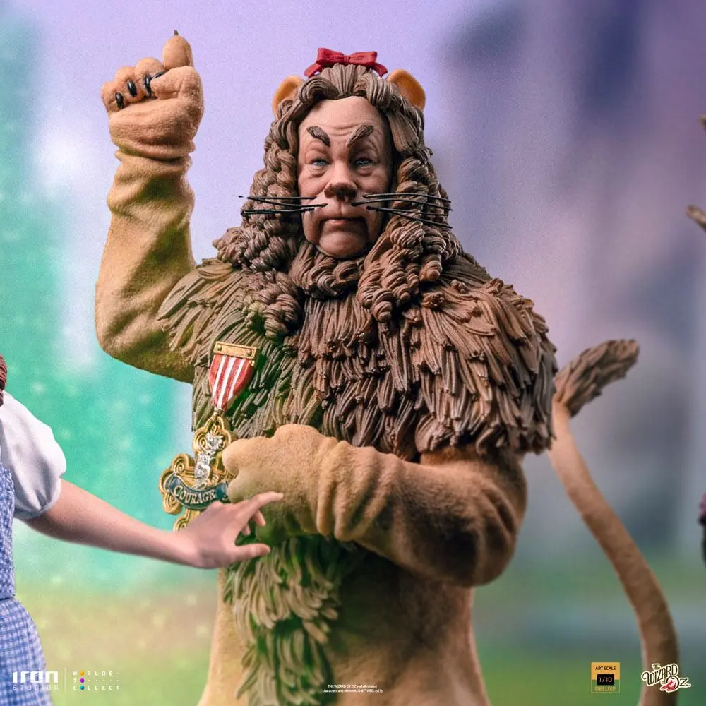 The Wizard of Oz Deluxe Art Scale Statue 1/10 Cowardly Lion 20 cm termékfotó