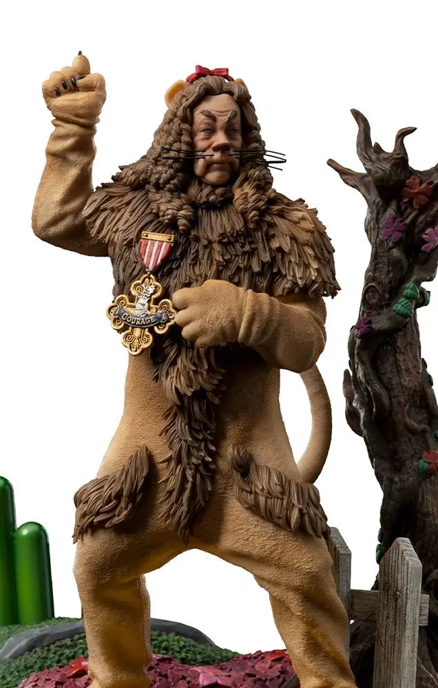 The Wizard of Oz Deluxe Art Scale Statue 1/10 Cowardly Lion 20 cm termékfotó